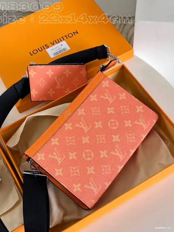 WIS Wallet LOUIS VUITTON Gaston -22*14.5*4.5CM Wearable 0423